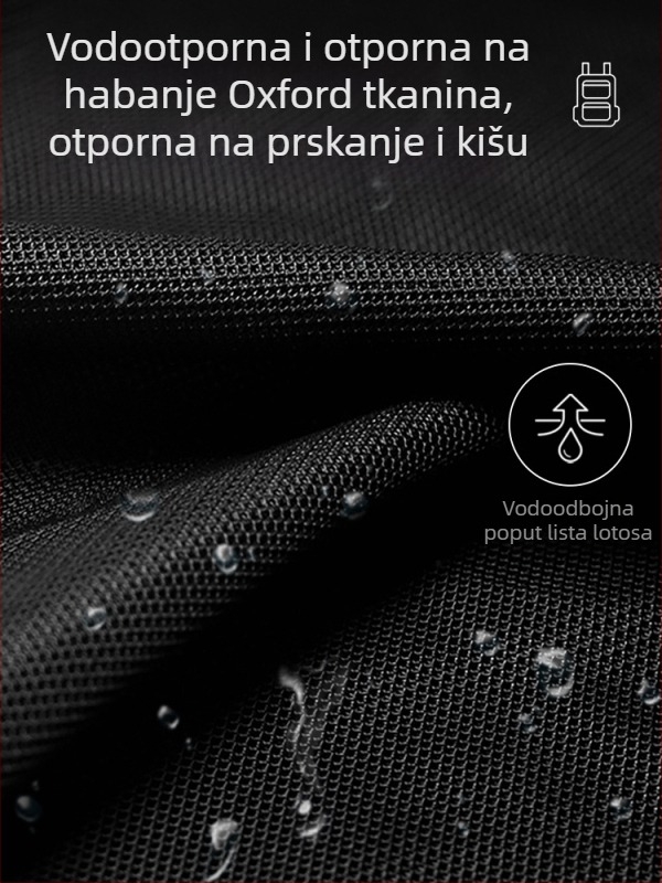Vodootporan planinarski ruksak za outdoor aktivnosti, velik kapacitet, lagan, Oxford tkanina, unisex