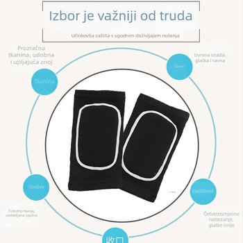 Laktni štitnici od pjene za sport – ples, vožnja biciklom, fitness, košarka i sportovi s loptom, podesivi, zaštita od sudara