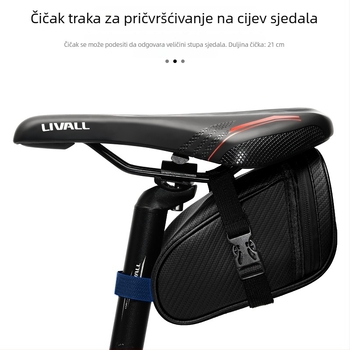 Stražnja torbica za sjedalo za planinske, cestovne i sklopne bicikle, s pretincem za alate