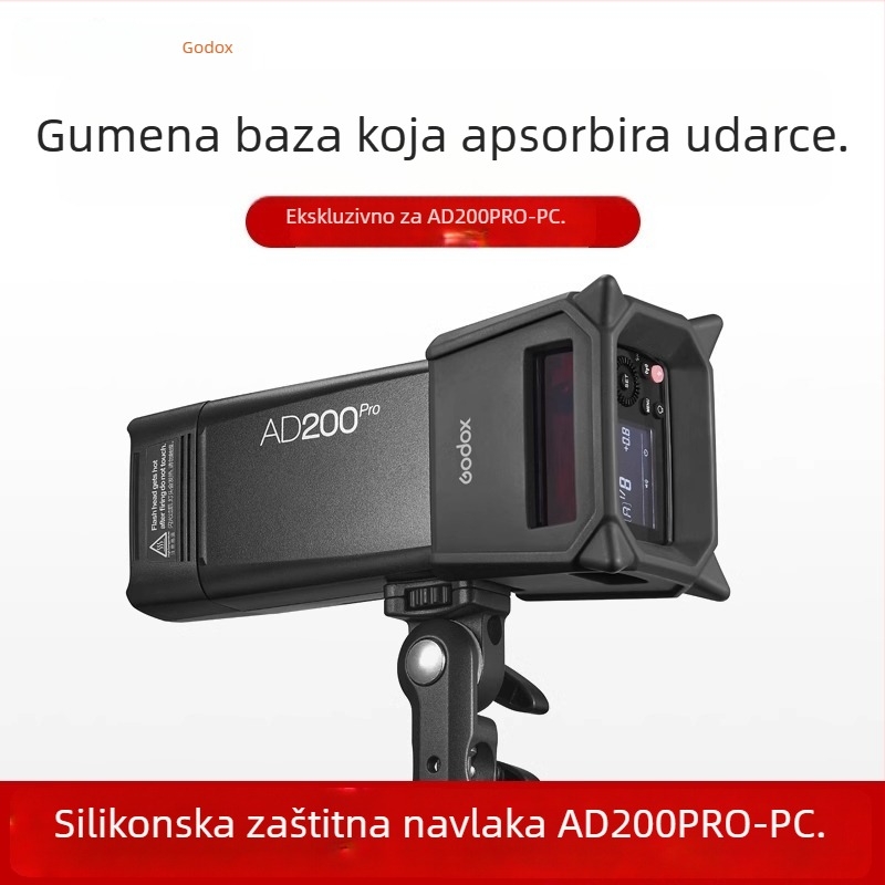 God Cow AD200PRO-PC Silikonska zaštitna futrola i silikonska baza, zaštita od padova i udara