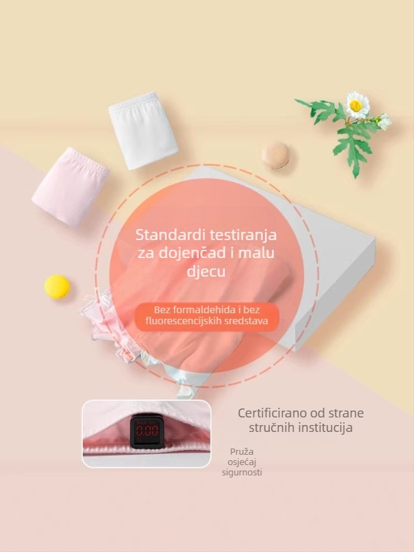 Prilagođene djevojačke sigurnosne šorcice i donje rublje, dva u jednom, tanke dječje bokserice