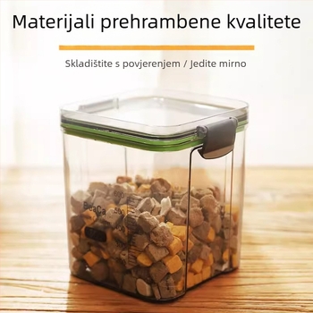 Spremnik za skladištenje hrane za mačke i pse sa vakuumskim zatvaranjem