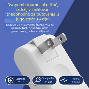 Pametna zidna utičnica s više utičnica, putni pretvarač, produžni kabel za Jugoistočnu Aziju, 10A, 220-250V, CCC certificirano