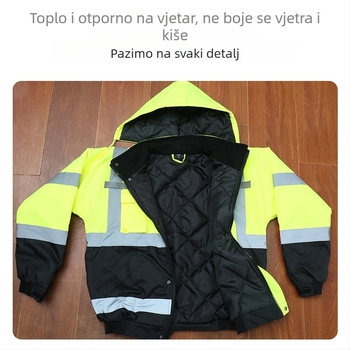 Prilagođena uniforma za cestovni nadzor od Oxford platna s reflektirajućim elementima — reflektirajući jakna/vest za gradilište