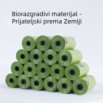 Hawo biološki razgradive vrećice za pse – LDPE, ekološki prihvatljive, debele, uvijene