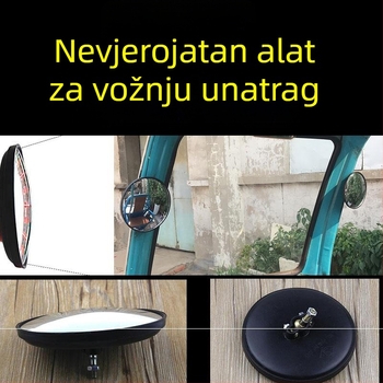 Set retrovizora za tricikl motor, kružni konveksni retrovizori (manji i veći)