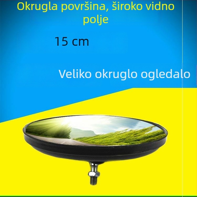 Set retrovizora za tricikl motor, kružni konveksni retrovizori (manji i veći)