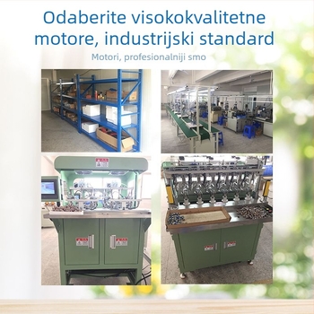 M10 planetarni motor s reduktorom, DC motor s četkama, visok moment, tih rad, za uređaje za njegu kože