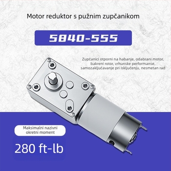 Mikro DC motor s reduktorom, samozaključujući vijčasti prijenos, za Gashapon i automate za prodaju