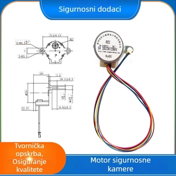 24BYJ redukcijski stepper motor s držačima za 5V kamere
