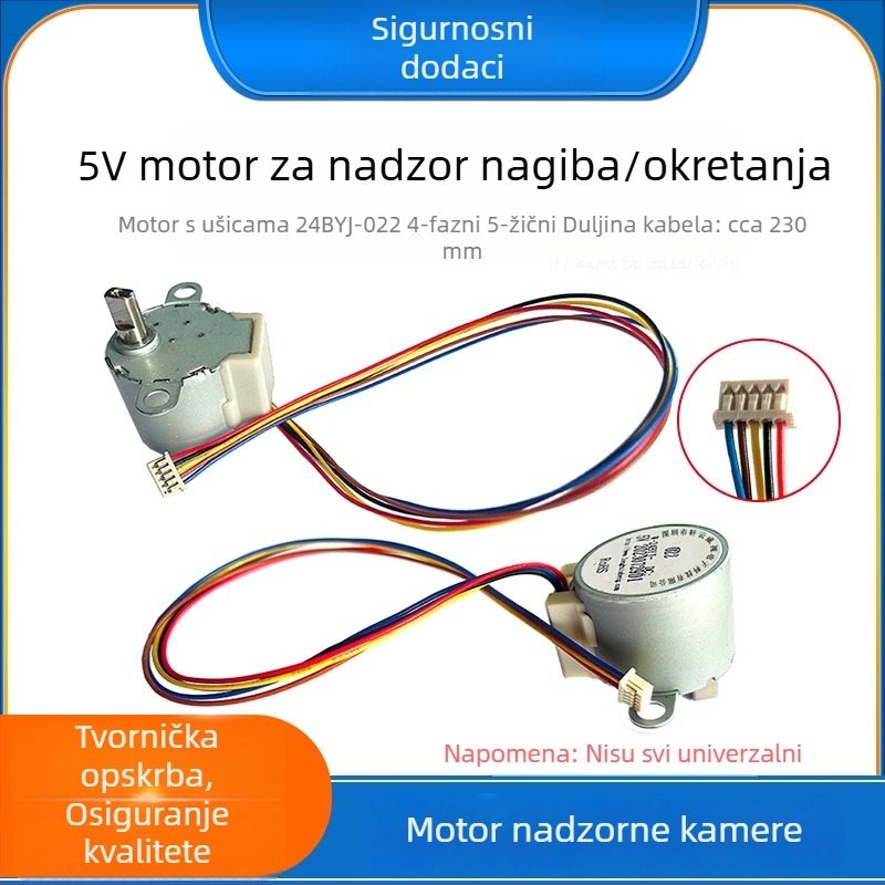 24BYJ redukcijski stepper motor s držačima za 5V kamere