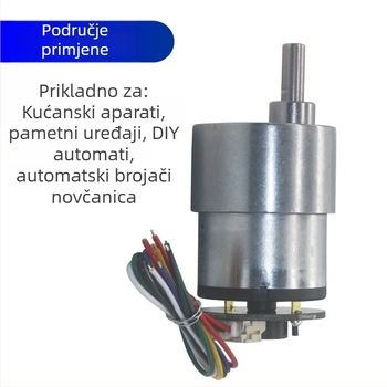 JGB37-520 DC motor s reduktorom i Hall enkoderom, samobalansirajući kolica s mjerenjem brzine