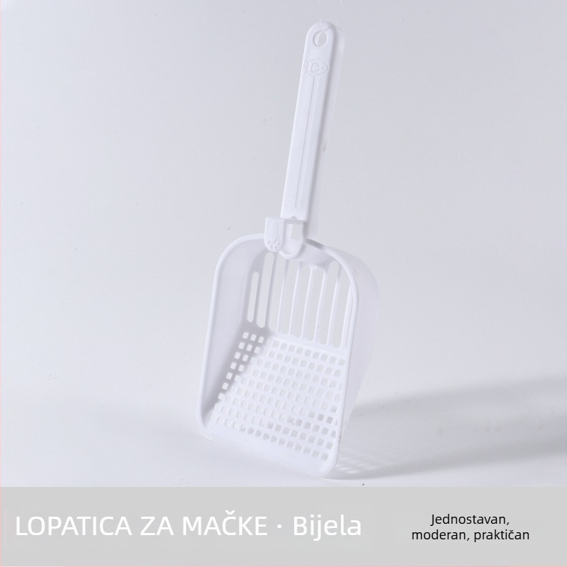 Velika lopatica za mačji pijesak s finim otvorima, za tofu pijesak