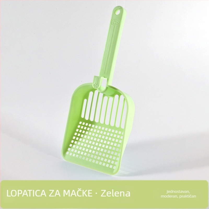 Velika lopatica za mačji pijesak s finim otvorima, za tofu pijesak