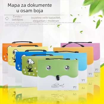 A4 plastični harmonika organizator za dokumente s 13 pretinaca