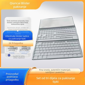 Set od tri blistera kapica tipki s MDA profilom, za sublimaciju, univerzalna kutija za pohranu mehaničkih tipkovnica