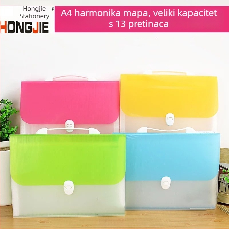 Hongjie H8882 A4 Akordion torba – 12 odjeljaka organizator, poslovna torba i torba za pohranu