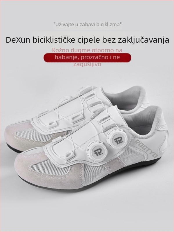 Unisex cipele za biciklizam za planinske i cestovne bicikle, bez zaključavanja, sve sezone