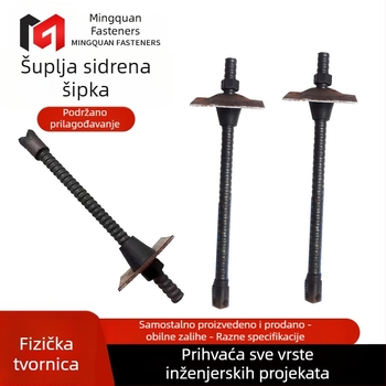 Šuplje sidrene šipke za rudarstvo, šuplja injekcijska sidra za učvršćivanje padina, kombinirani sustav sidara za rudarstvo, tip s vlastitim pogonom