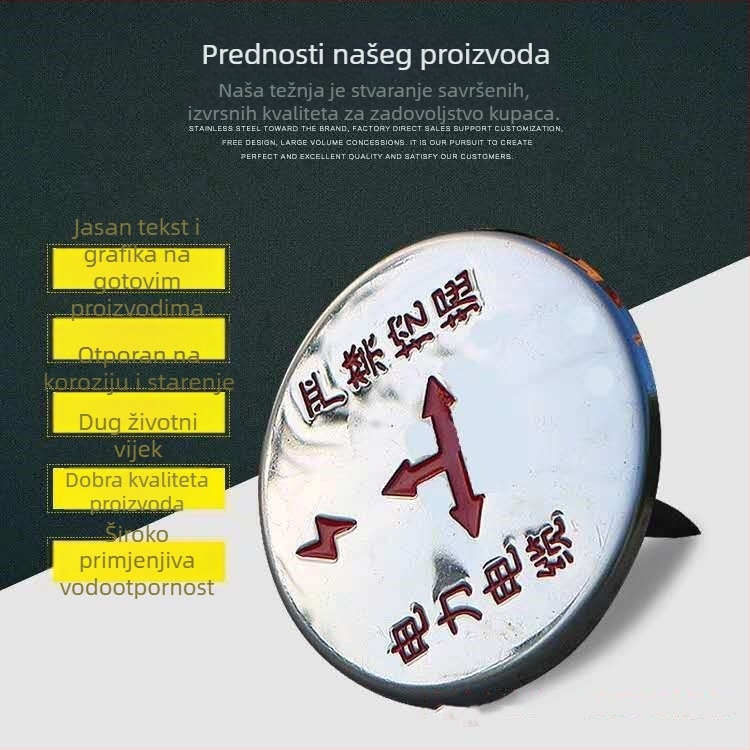 Prilagođena podzemna električna signalizacija s metalnim elementima za cjevovode i kabelske trase