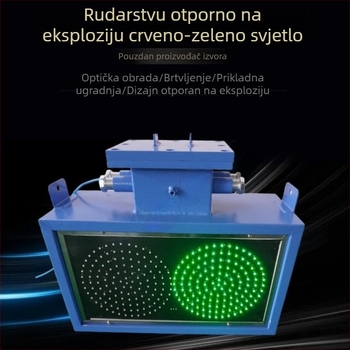 Eksplozijski otporan semafor za podzemne raskrižje s dugim dometom vidljivosti i jasnim zvukom