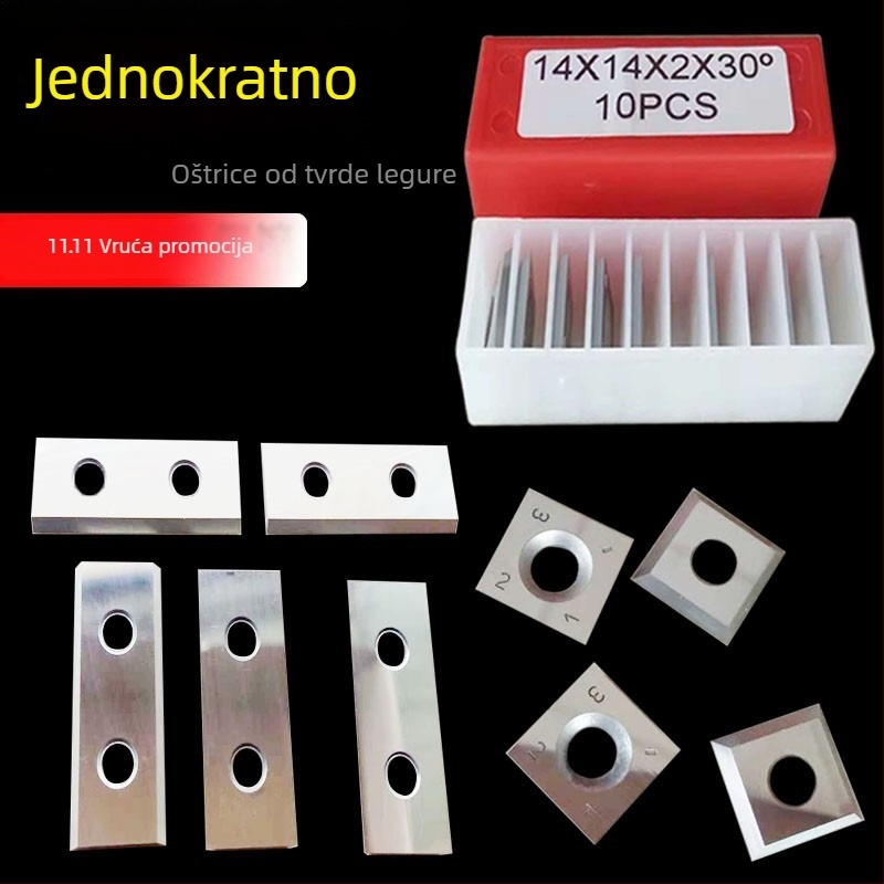 Jednokratna karbidna oštrica za obradu drva sa spiralnom glavom za rezanje, Luxembourg blade, za vertikalno glodanje i četverostrano planiranje
