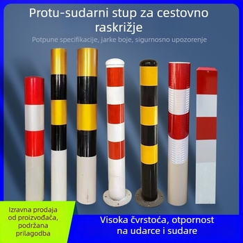 Upozoravajući stubovi za cestovni promet — čelične cijevi, PVC cijevi i galvanizirane cijevi, odvojci za parkirališta, trotoarni reflektirajući stupovi