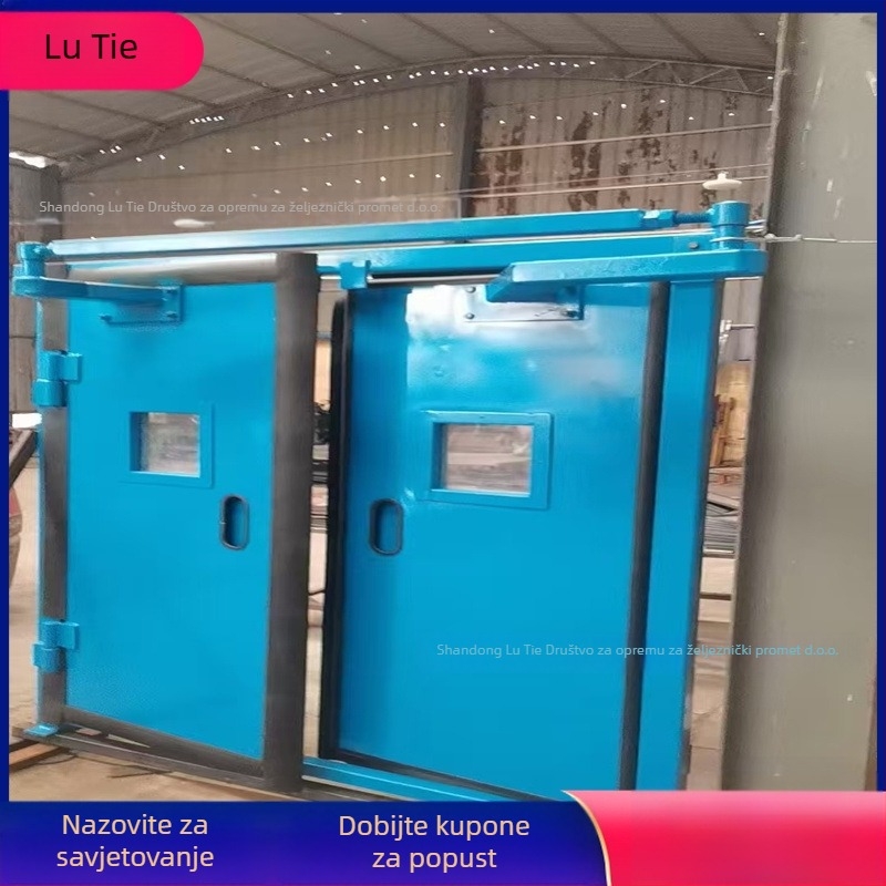 Zračna vrata bez tlaka za rudnike, tip potiskivanja i vučenja, samobalansirajuća, otporna na koroziju