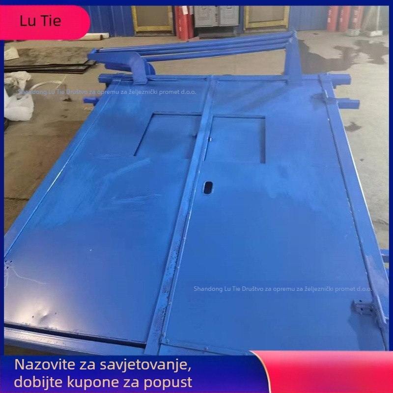 Zračna vrata bez tlaka za rudnike, tip potiskivanja i vučenja, samobalansirajuća, otporna na koroziju