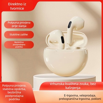 Pro4 druga generacija bežične slušalice s jakim bassom E6S, in-ear za e-sportove i gaming, stereo Bluetooth