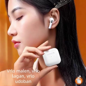 Pro4 druga generacija bežične slušalice s jakim bassom E6S, in-ear za e-sportove i gaming, stereo Bluetooth