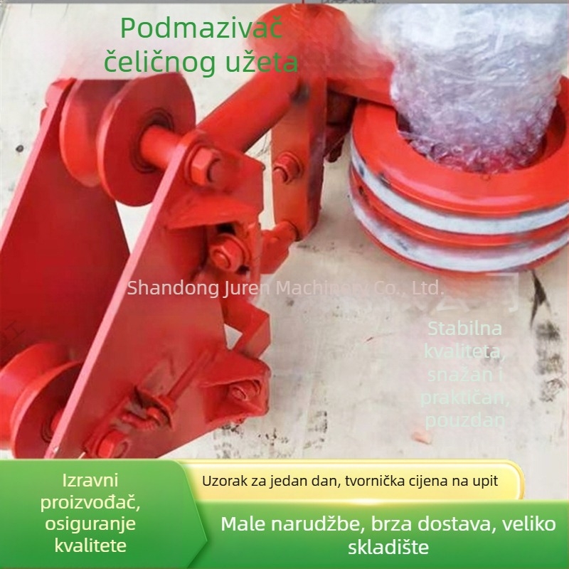 Mazivač za čelične sajle za podzemne rudnike, s oprugom za montažu, više veličina