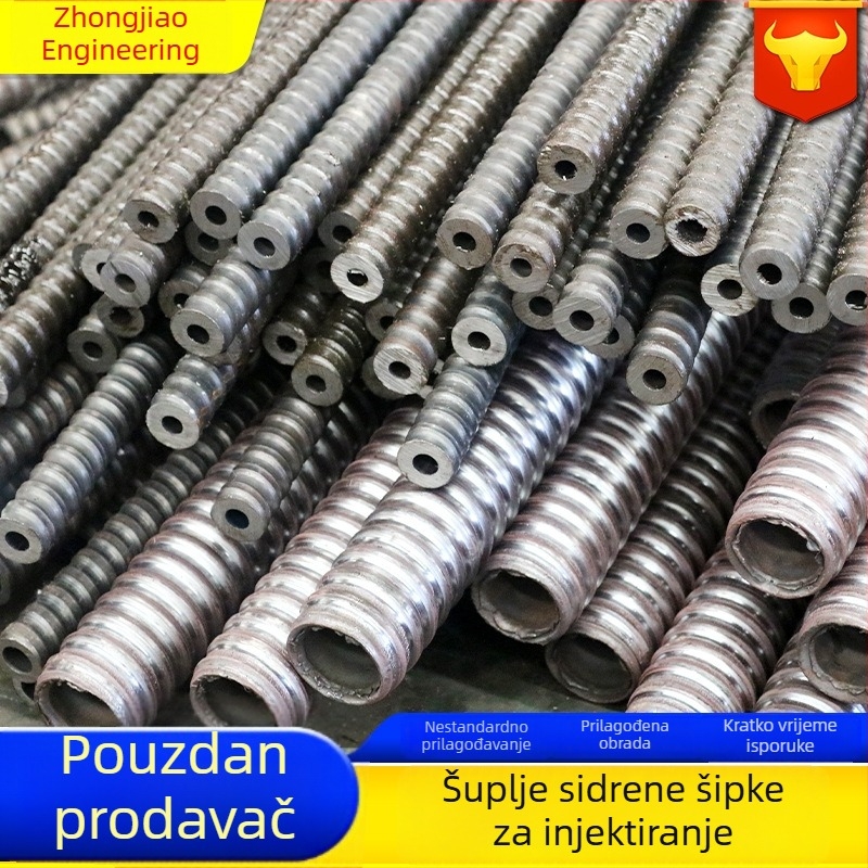 Šuplja injekcijska sidra šipka za tunelsku potporu, 30×5/30×6, Ø25/32 mm