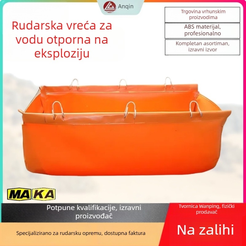 Eksplozijski otporna vodena vrećica za rudnik GD60-100 – otporna na plamen, antistatična, debeli materijal