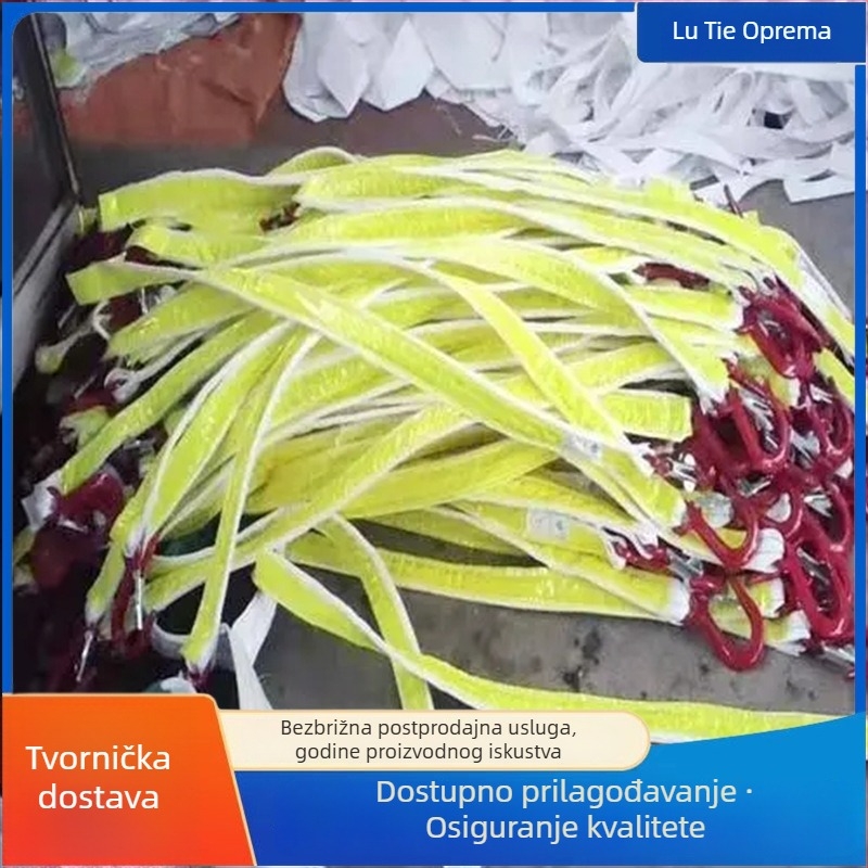 2-ton hidraulički stup za rudnike, anti-padu užetom, dvostruki kuk, reflektirajuće užad 1,5 m