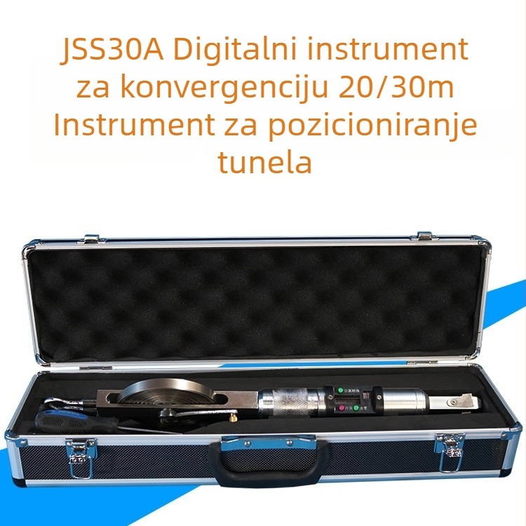 JSS30A digitalni mjerač konvergencije za tunele, raspon 10–30 m; mjerenje pomaka i položaja