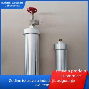 DGC Set uzoraka ugljena: 800 ml nehrđajući čelični plinovod i aluminijska uzorak cijev, hermetički