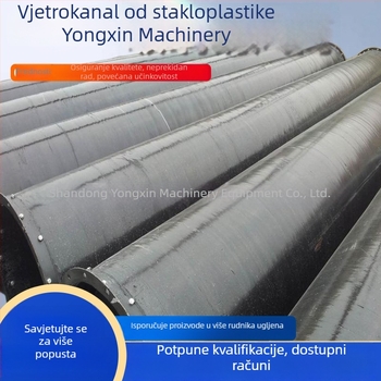 Vlaknasti stakleni zračni kanal za pozitivan tlak, rudarski sektor, FTGSS400*1, čvrsti vlaknasti zračni kanal