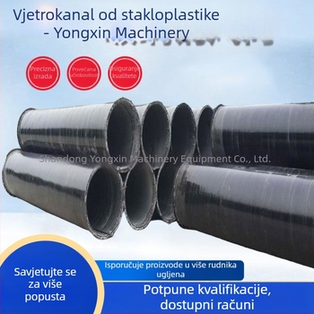 Vlaknasti stakleni zračni kanal za pozitivan tlak, rudarski sektor, FTGSS400*1, čvrsti vlaknasti zračni kanal