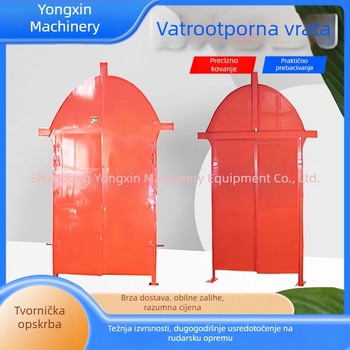 Podzemna vatrootporna i vodootporna ogradna vrata, dvostruke namjene za rudarstvo