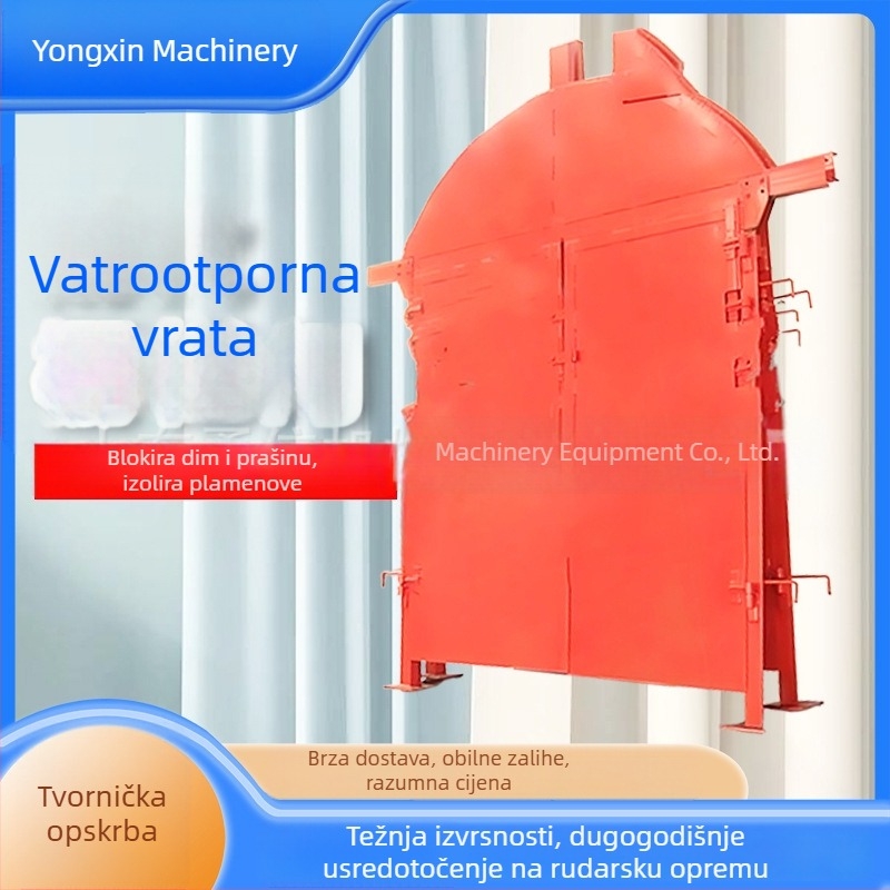 Podzemna vatrootporna i vodootporna ogradna vrata, dvostruke namjene za rudarstvo