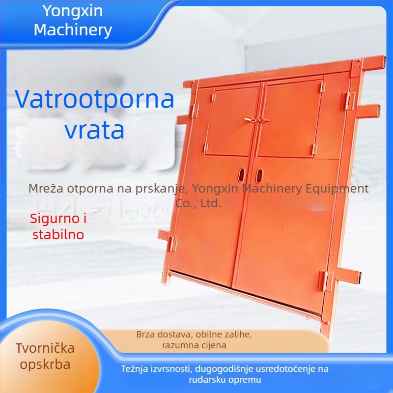 Podzemna vatrootporna i vodootporna ogradna vrata, dvostruke namjene za rudarstvo