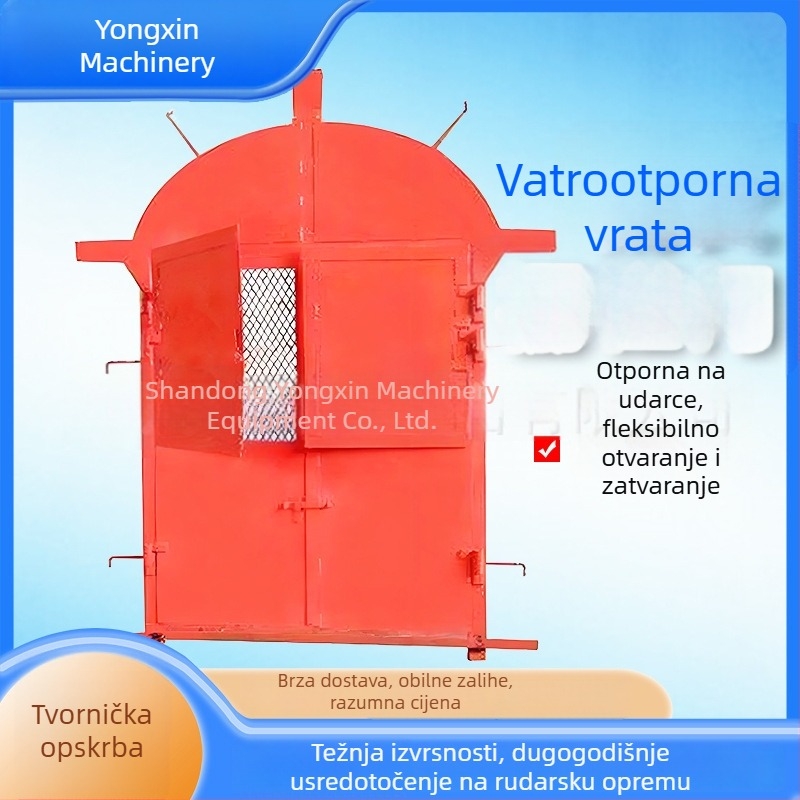 Podzemna vatrootporna i vodootporna ogradna vrata, dvostruke namjene za rudarstvo