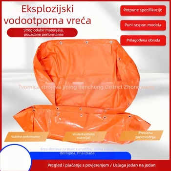 40L eksplozijski otporna vodena vreća za rudnike, nepropusna, otporna na habanje, PVC obložena tkanina