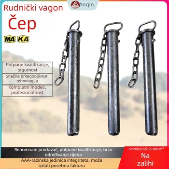 Spojni pin za rudnički vagon, ugljikovo čelik, model 40×250