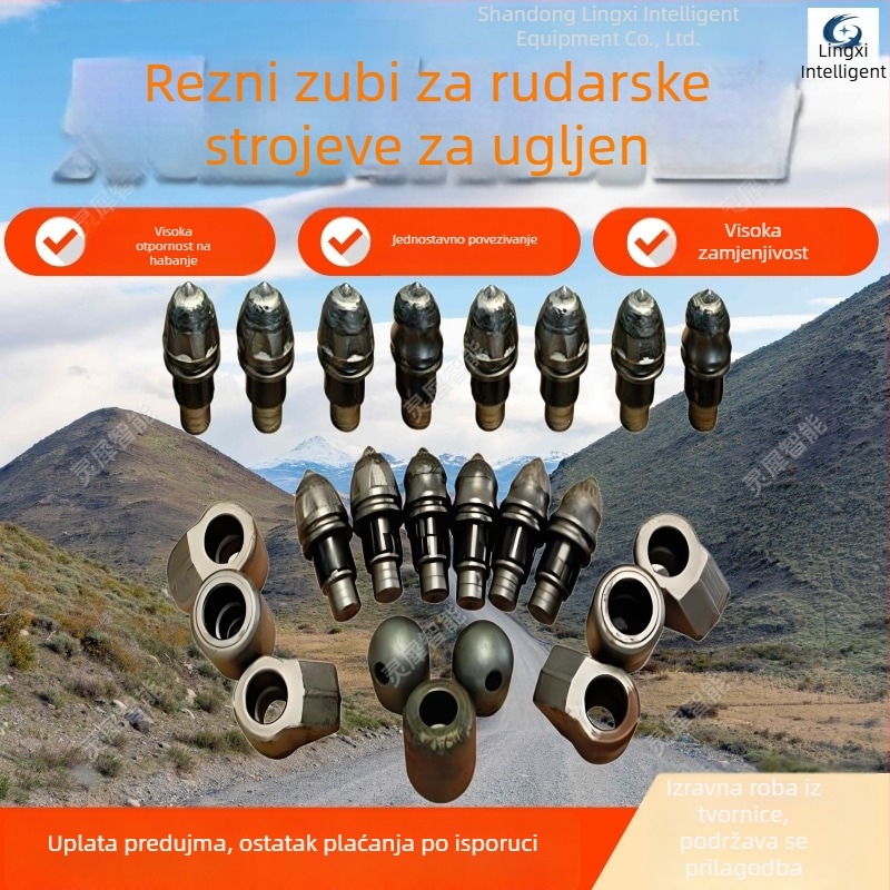 U84 zubi za strojeve za kopanje ugljena – otporni na habanje i koroziju, visoko zamjenjivi