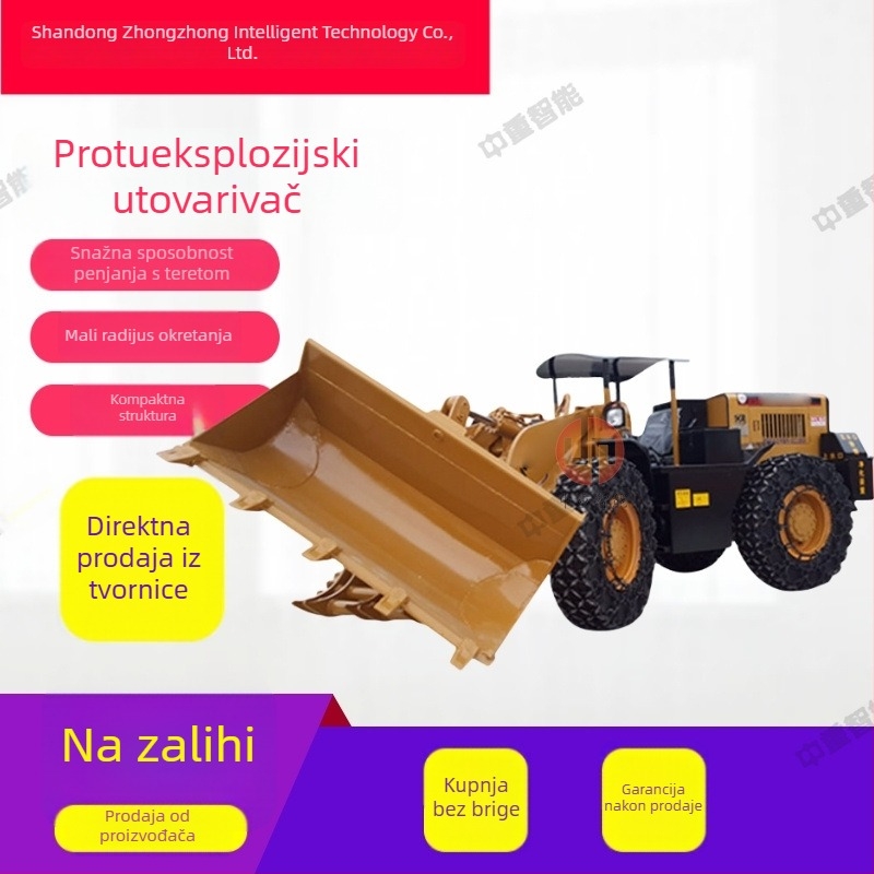 ZL929 eksplozijski otporan utovarivač za rudarstvo, jednostavan za rukovanje