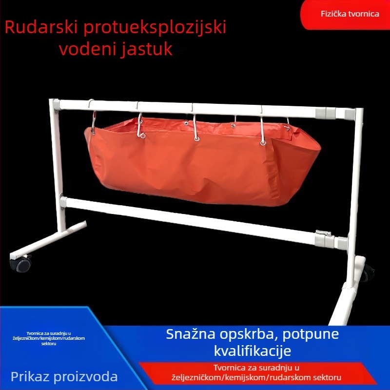 Vreća za vodu otporna na eksplozije u rudarskoj industriji GD80L, premazana tkanina, otporna na plamen, antistaticka, gusti materijal