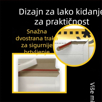 Omotnica za potvrdu o povratu sa prozorom, dokument torba 24.5 × 16 cm