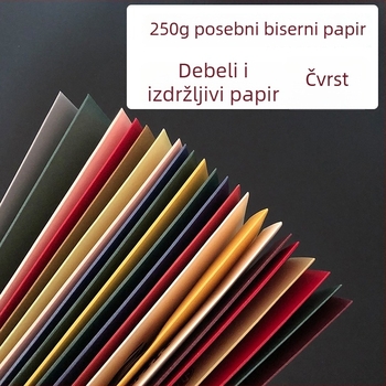 Koverti kinesko-zapadnog stila s otiskom logotipa, folijskim zlatotiskom, pozivnice, A4 poklon kartice, ugovorni koverti, posebne fakture